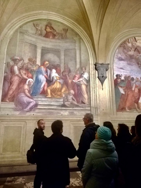 Vicini Nextdoor Visitano Affresco Michelangelo
